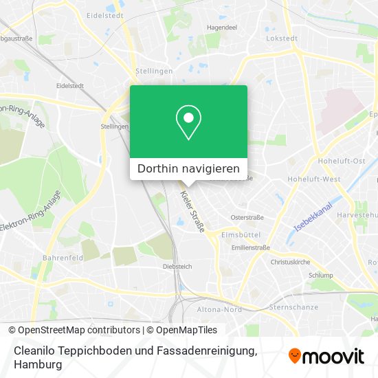 Cleanilo Teppichboden und Fassadenreinigung Karte