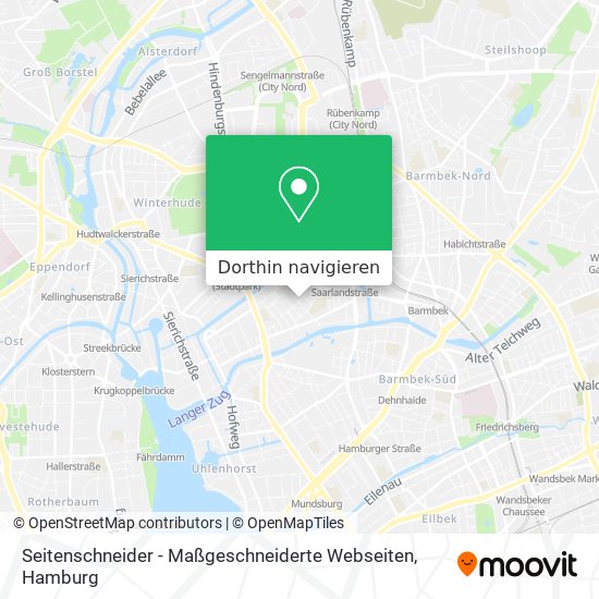 Seitenschneider - Maßgeschneiderte Webseiten Karte