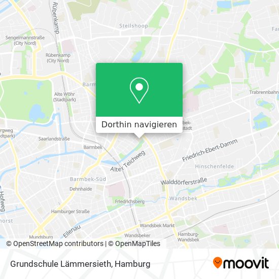 Grundschule Lämmersieth Karte