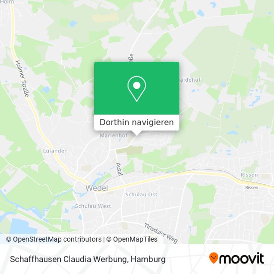 Schaffhausen Claudia Werbung Karte