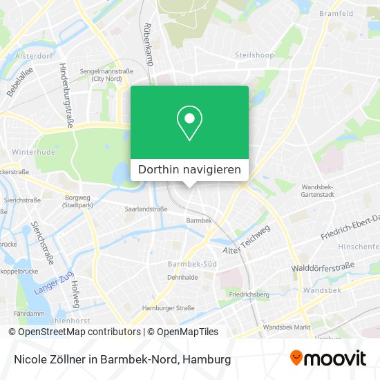Nicole Zöllner in Barmbek-Nord Karte