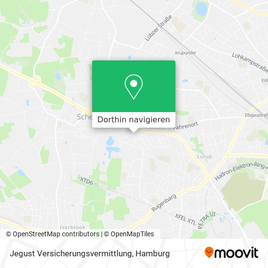 Jegust Versicherungsvermittlung Karte