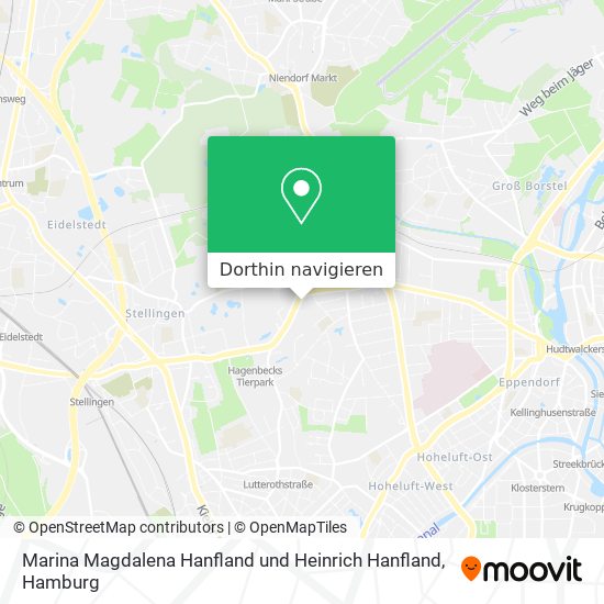 Marina Magdalena Hanfland und Heinrich Hanfland Karte