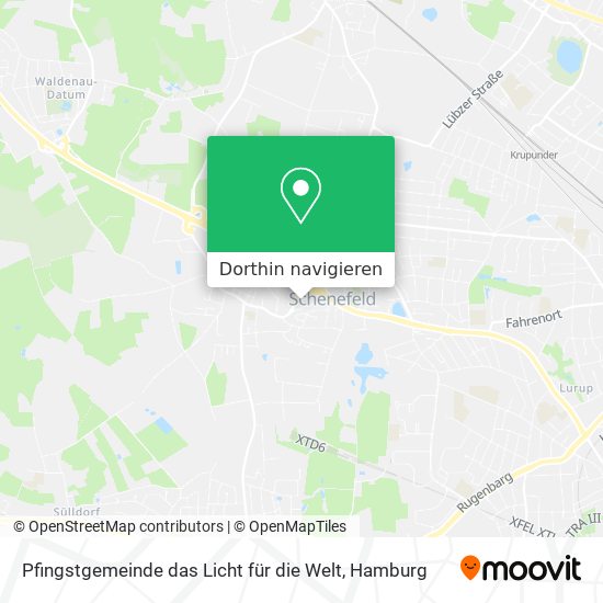 Pfingstgemeinde das Licht für die Welt Karte