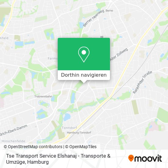 Tse Transport Service Elshanaj - Transporte & Umzüge Karte