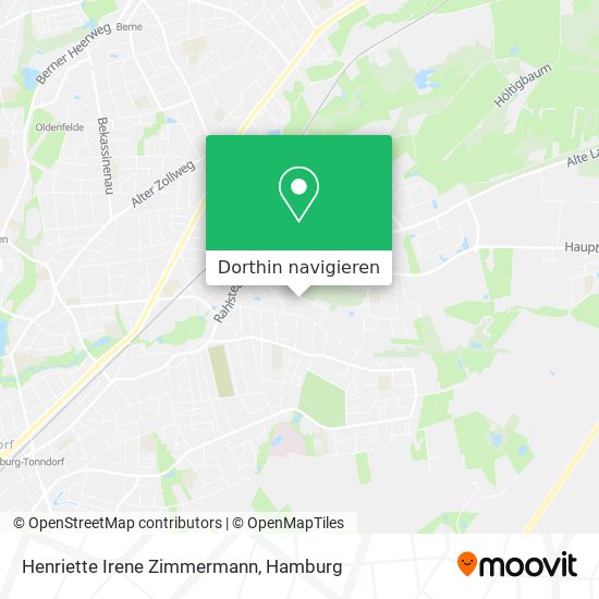 Henriette Irene Zimmermann Karte