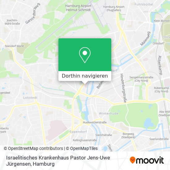 Israelitisches Krankenhaus Pastor Jens-Uwe Jürgensen Karte