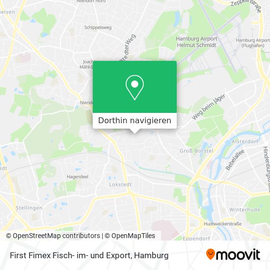 First Fimex Fisch- im- und Export Karte
