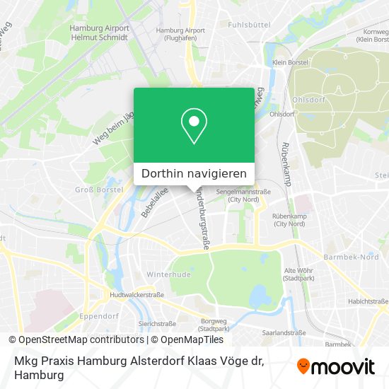 Mkg Praxis Hamburg Alsterdorf Klaas Vöge dr Karte