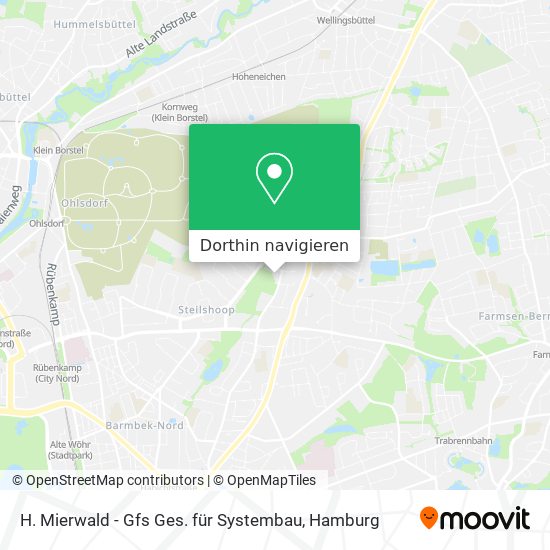 H. Mierwald - Gfs Ges. für Systembau Karte