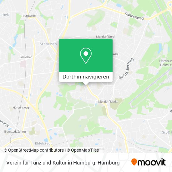 Verein für Tanz und Kultur in Hamburg Karte