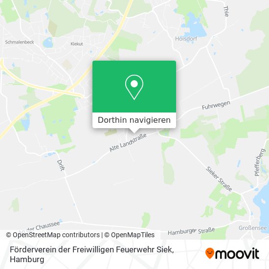 Förderverein der Freiwilligen Feuerwehr Siek Karte