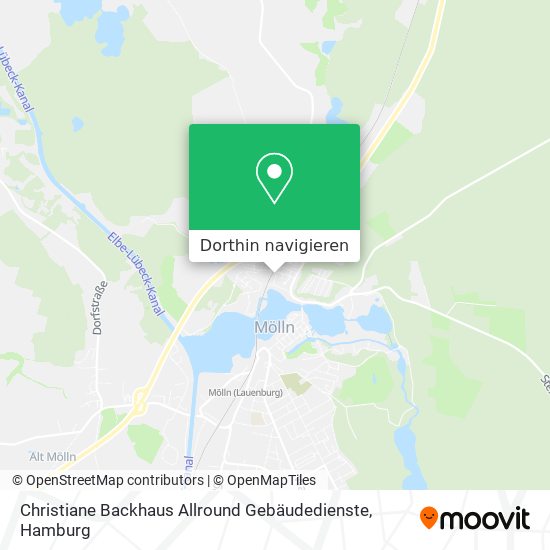 Christiane Backhaus Allround Gebäudedienste Karte