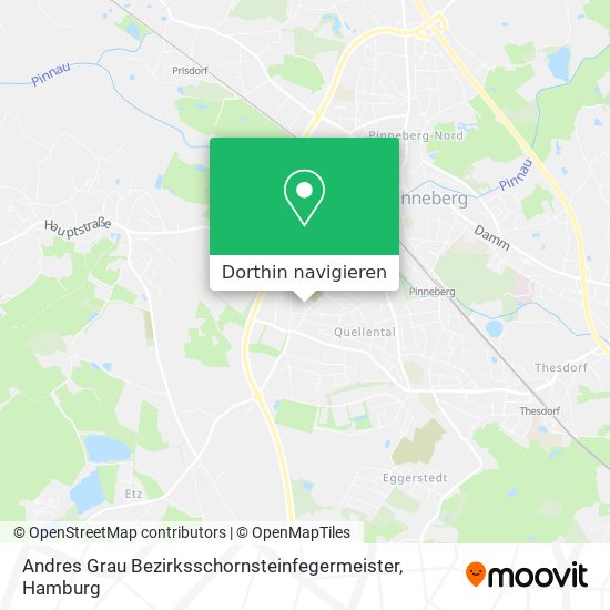 Andres Grau Bezirksschornsteinfegermeister Karte