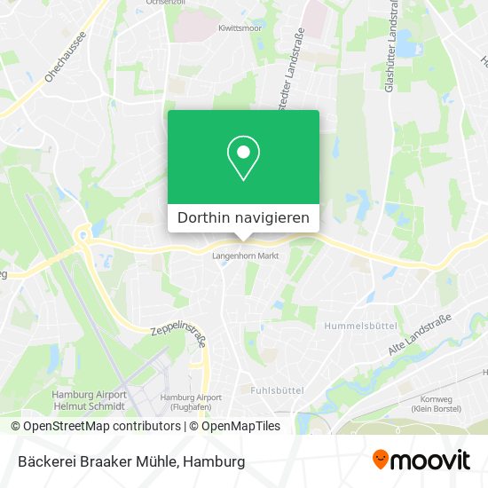 Bäckerei Braaker Mühle Karte