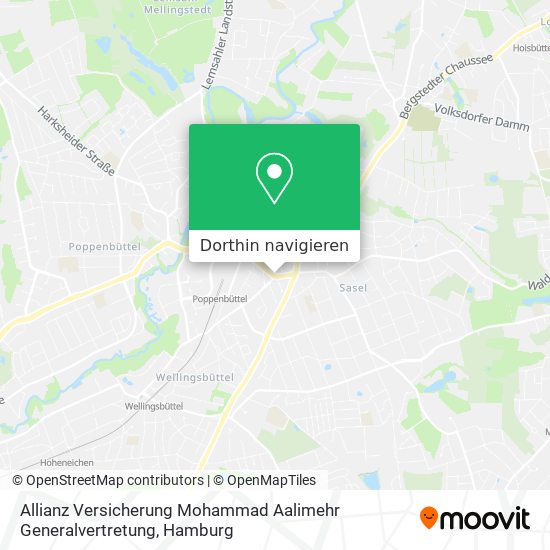 Allianz Versicherung Mohammad Aalimehr Generalvertretung Karte