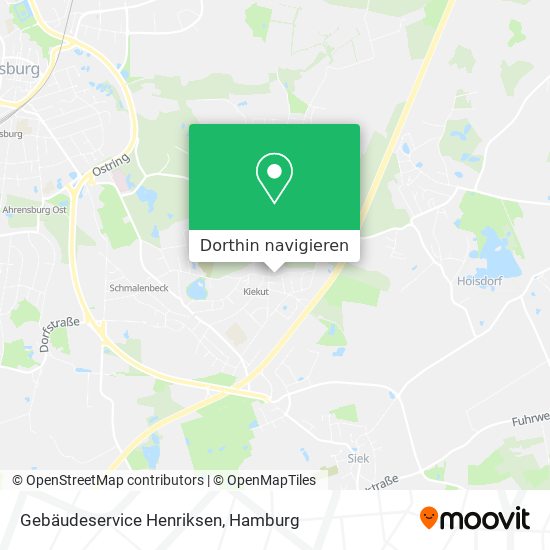 Gebäudeservice Henriksen Karte