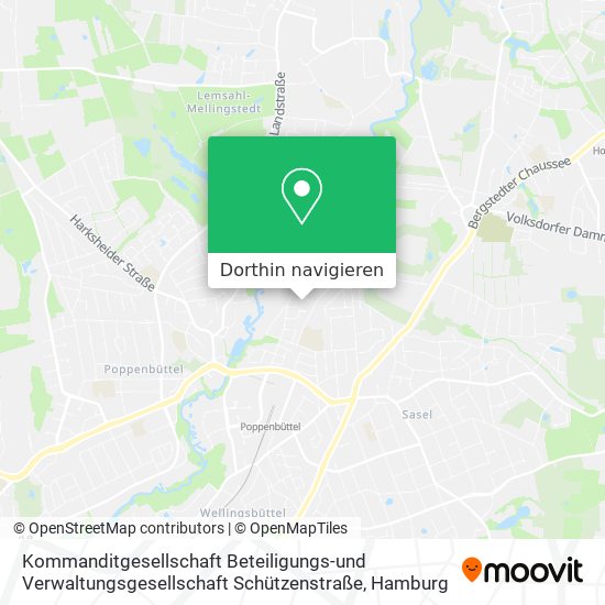 Kommanditgesellschaft Beteiligungs-und Verwaltungsgesellschaft Schützenstraße Karte