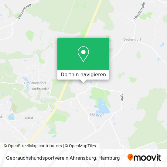 Gebrauchshundsportverein Ahrensburg Karte