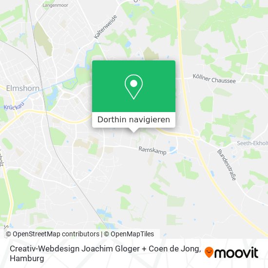 Creativ-Webdesign Joachim Gloger + Coen de Jong Karte