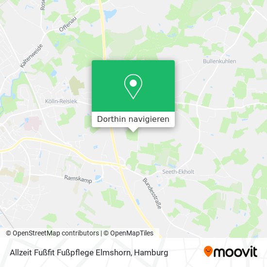 Allzeit Fußfit Fußpflege Elmshorn Karte