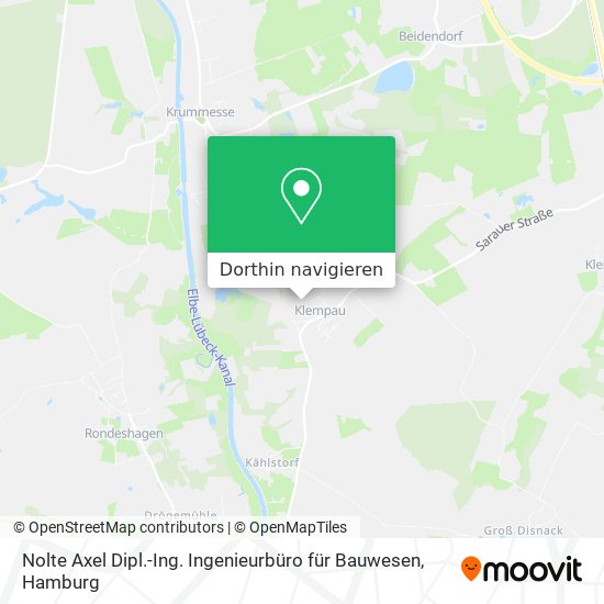 Nolte Axel Dipl.-Ing. Ingenieurbüro für Bauwesen Karte