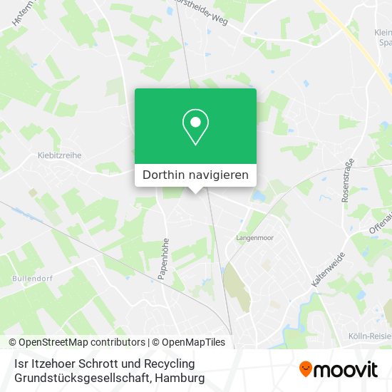 Isr Itzehoer Schrott und Recycling Grundstücksgesellschaft Karte