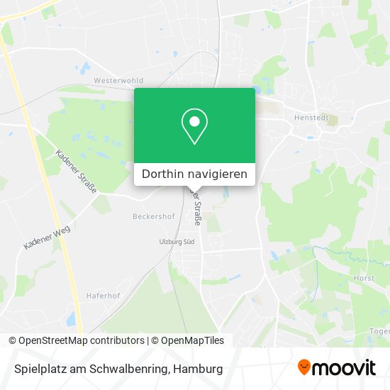 Spielplatz am Schwalbenring Karte