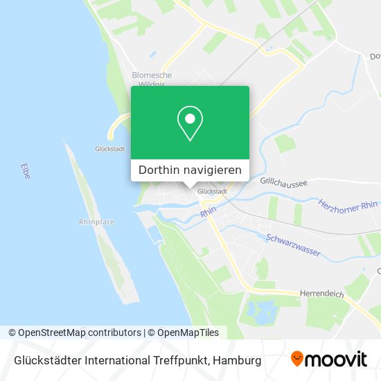 Glückstädter International Treffpunkt Karte
