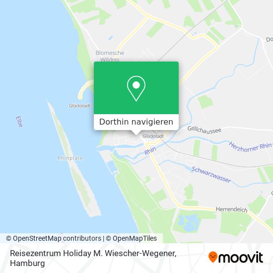 Reisezentrum Holiday M. Wiescher-Wegener Karte
