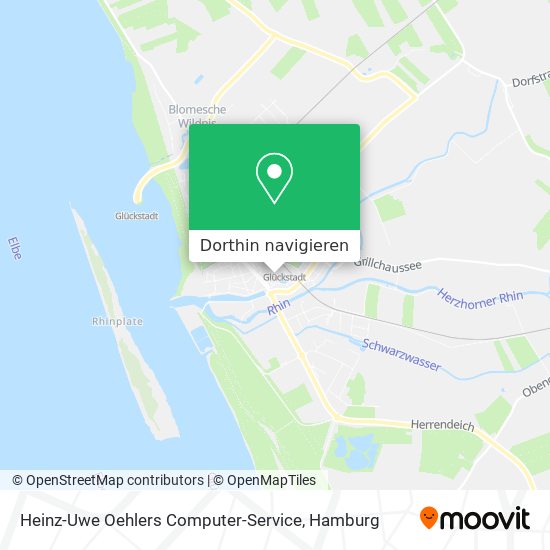 Heinz-Uwe Oehlers Computer-Service Karte