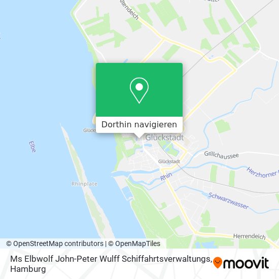 Ms Elbwolf John-Peter Wulff Schiffahrtsverwaltungs Karte