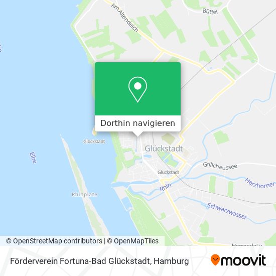 Förderverein Fortuna-Bad Glückstadt Karte