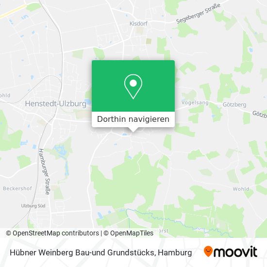 Hübner Weinberg Bau-und Grundstücks Karte