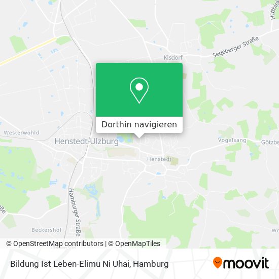 Bildung Ist Leben-Elimu Ni Uhai Karte