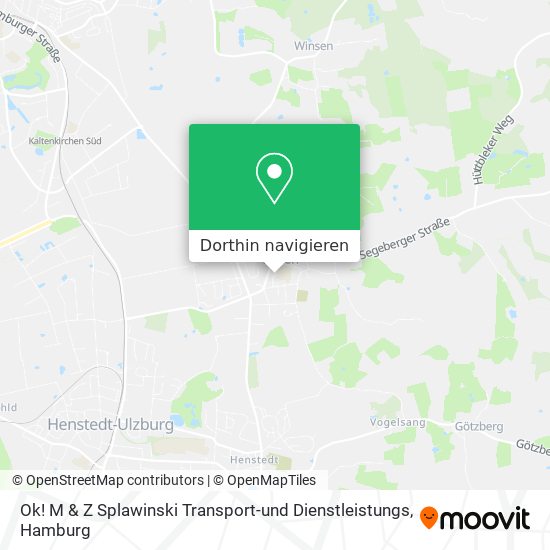 Ok! M & Z Splawinski Transport-und Dienstleistungs Karte