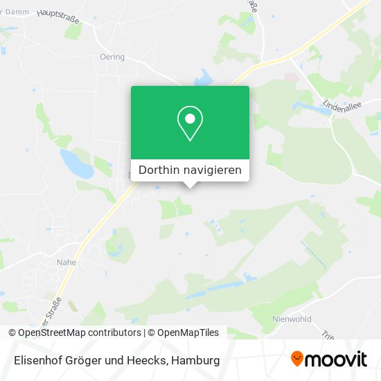Elisenhof Gröger und Heecks Karte