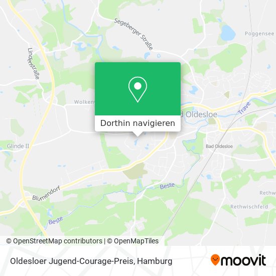 Oldesloer Jugend-Courage-Preis Karte