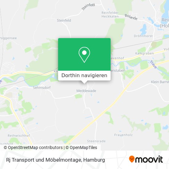 Rj Transport und Möbelmontage Karte