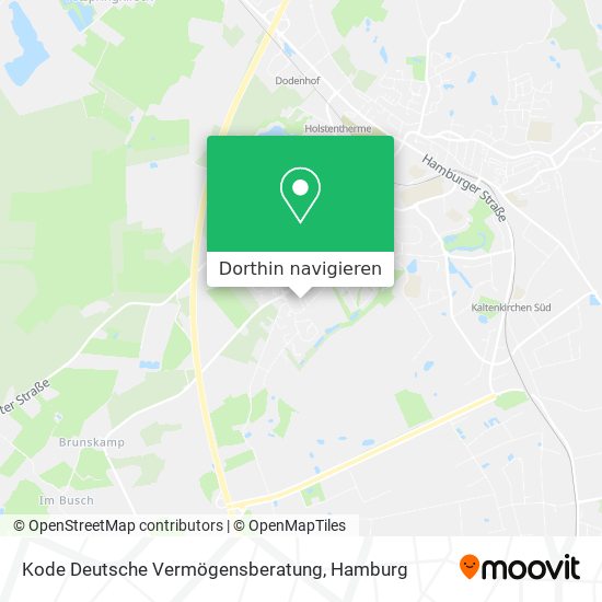 Kode Deutsche Vermögensberatung Karte