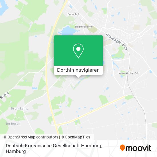 Deutsch-Koreanische Gesellschaft Hamburg Karte