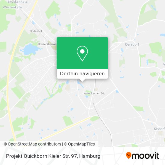 Projekt Quickborn Kieler Str. 97 Karte