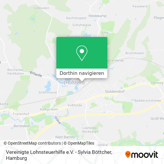 Vereinigte Lohnsteuerhilfe e.V. - Sylvia Böttcher Karte