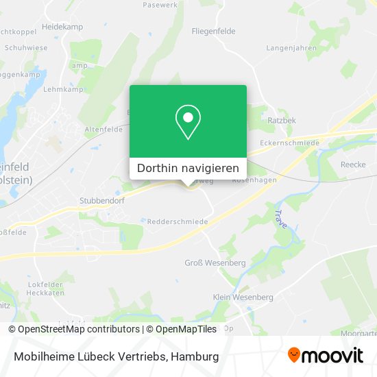 Mobilheime Lübeck Vertriebs Karte