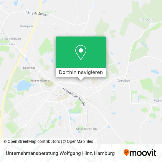 Unternehmensberatung Wolfgang Hinz Karte