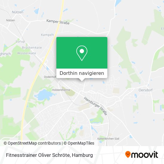Fitnesstrainer Oliver Schröte Karte