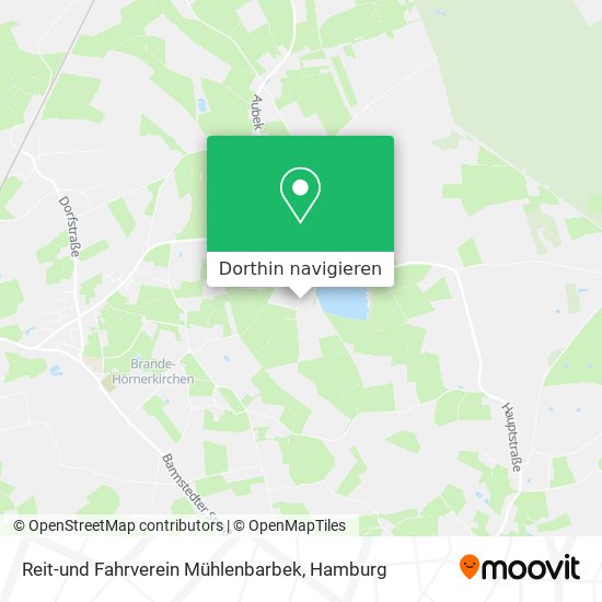 Reit-und Fahrverein Mühlenbarbek Karte