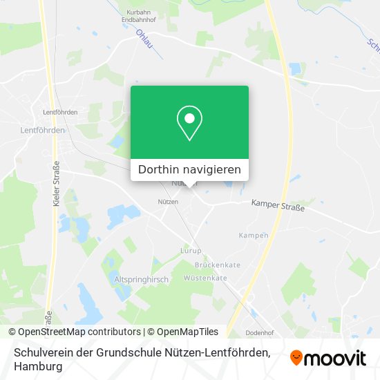 Schulverein der Grundschule Nützen-Lentföhrden Karte