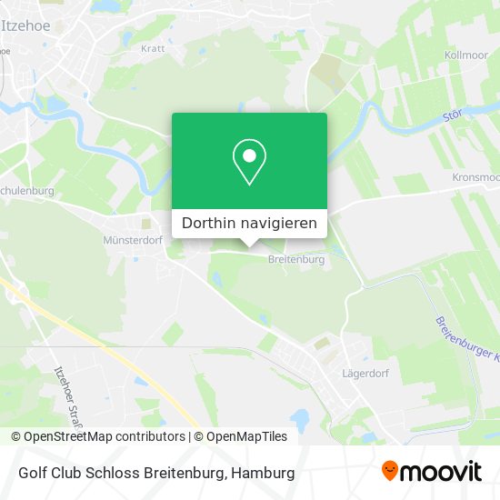 Golf Club Schloss Breitenburg Karte