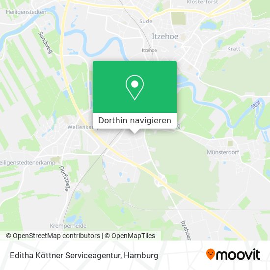 Editha Köttner Serviceagentur Karte